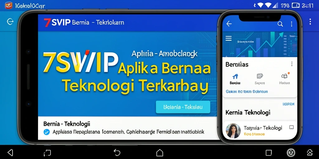 Antarmuka pengguna aplikasi 7SVIP yang modern dan menarik.