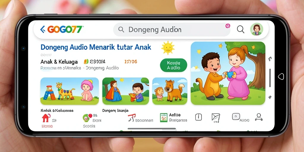 Antarmuka aplikasi GOGO77 yang ramah dan penuh warna.